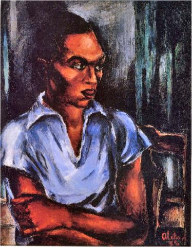 Charles Alston The Blue Shirt 1935