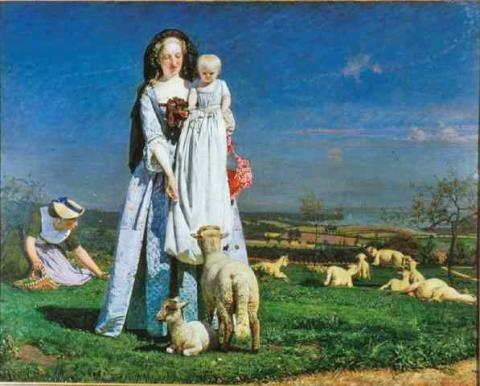 The Pretty Baa-Lambs Ford Madox Brown