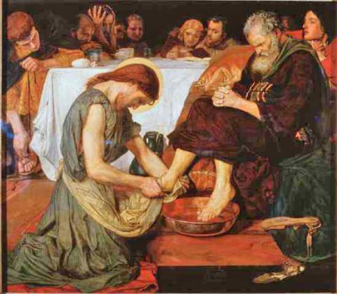 Jesus Washing Peter's Feet Ford Madox Brown