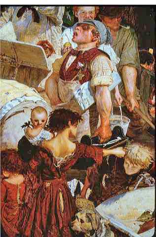 Work (detail 2) Ford Madox Brown