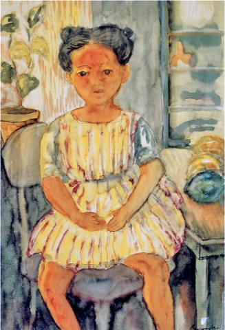 Margaret Burroughs Girl Seated 1959