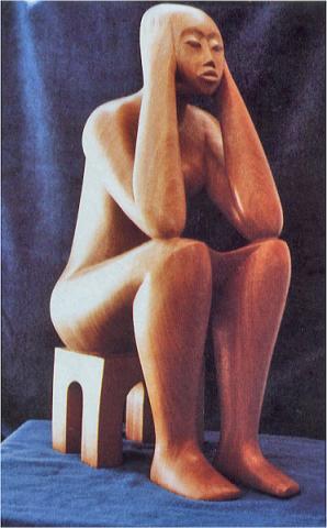 Elizabeth Catlett Seated Figure 1979