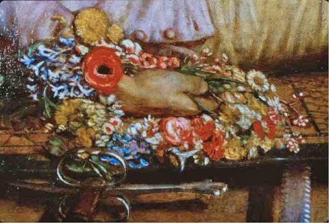 Rienzi Vowing (detail) William Holman Hunt