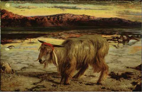 The Scapegoat, 2nd version William Holman Hunt