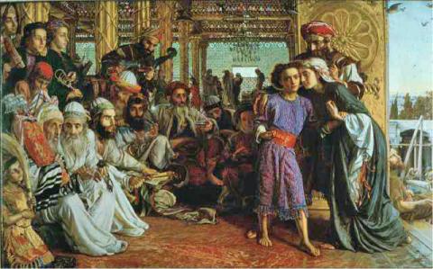 Finding the Savior in the Temple William Holman Hunt