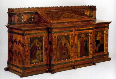 King René's Honeymoon Cabinet (Victoria and Albert Museum) 1861