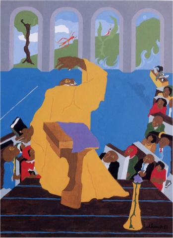 Jacob Lawrence Genesis Creation Sermon VIII 1989