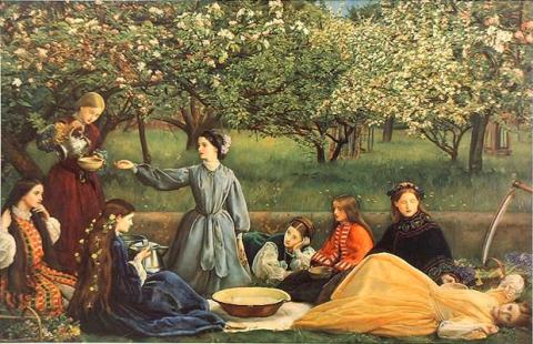 Spring (Apple Blossoms) John Everett Millais