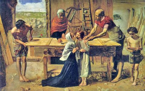 Christ in the Carpenter’s Shop John Everett Millais