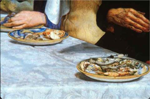 Lorenzo & Isabella (detail) John Everett Millais