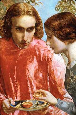 Lorenzo & Isabella (detail) John Everett Millais