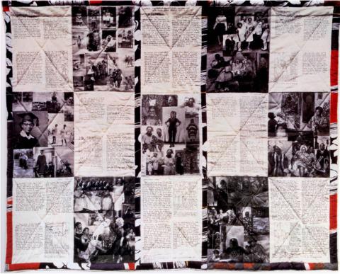 Faith Ringgold Change : Faith Ringgold’s Over 100 lbs Weight Loss Performance Story Quilt 1986