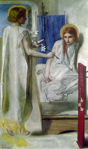 Ecce Ancilla Domini! The Annunciation Dante Gabriel Rossetti