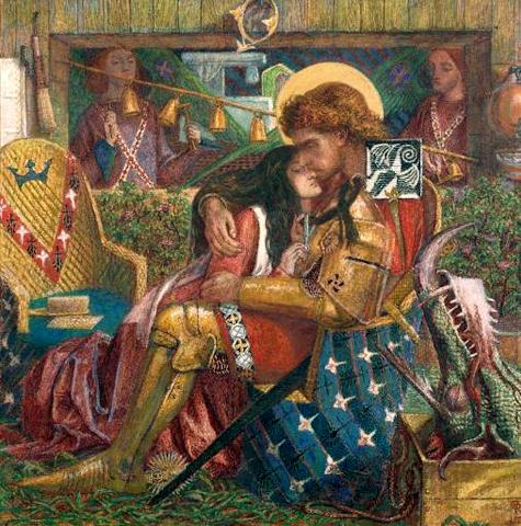 St. George & Princess Sabra Dante Gabriel Rossetti