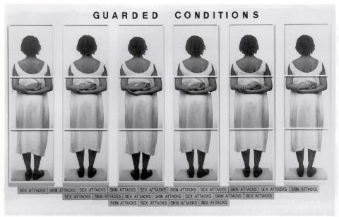 Lorna Simpson Guarded Conditions 1989