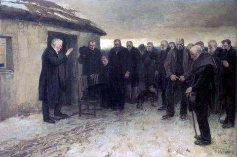 The Highland Funeral 1882 James Guthrie