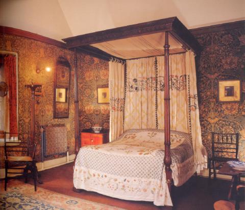 The Honeysuckle Bedroom 1893 Wightwick Manor, Straffordshire