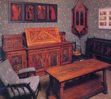 King René's Honeymoon Cabinet (Victoria and Albert Museum) 1861