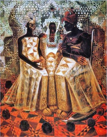 John Biggers Starry Crown 1987